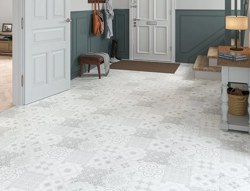 Grey vintage victorian style - grey,