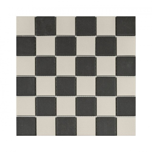 Victorian black white chequer - black/white,