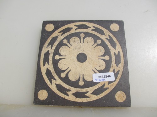 Antique floor tile - floor, ceramic