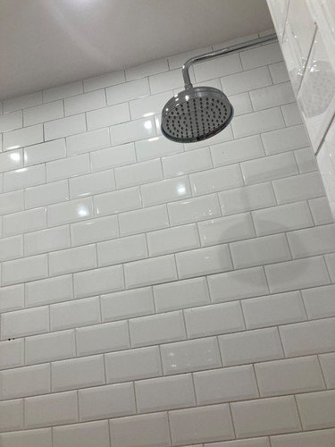 White metro tiles - , victorian