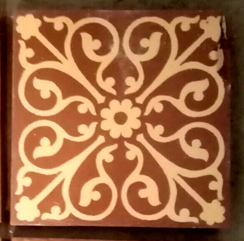 Antique tile victorian - 6"x6",
