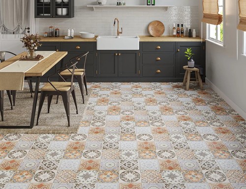 Vintage victorian style tile - victorian,